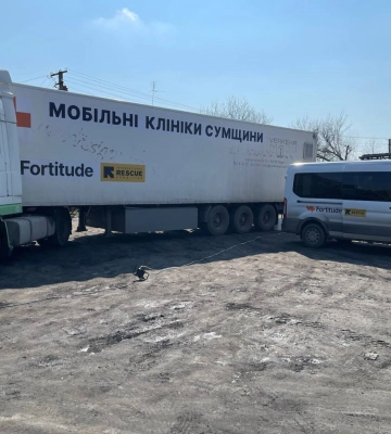 На Сумщині розпочали роботу мобільні клініки Fortitude: 2000 жителів вже отримали безкоштовну допомогу