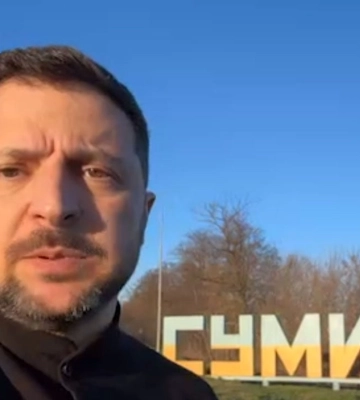 Зеленский в Сумах: "знаем, на что рассчитывает враг, но защитим Украину"
