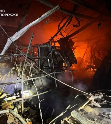Нічна атака на Запорізький район: є постраждалий та руйнування