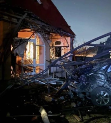 Вночі 4 квітня росіяни завдали масованого удару безпілотниками по Дніпру
