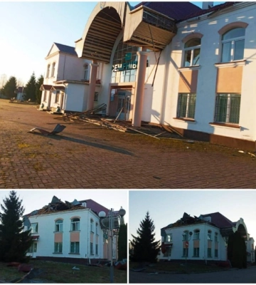 Росіяни атакували безпілотниками Семенівську громаду на Чернігівщині - пошкоджено інфраструктуру. ФОТОрепортаж