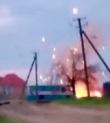 На околиці Мелітополя підірвали броньовик окупантів: загинули щонайменше п’ять кадирівців