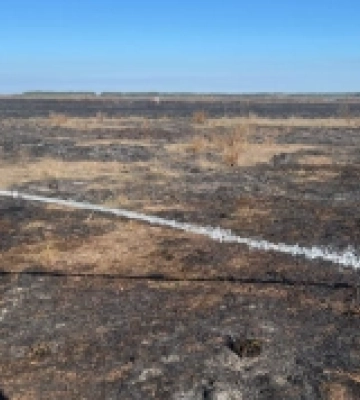 Біля села на Волині горить торфовище