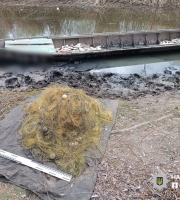 На Одещині затримали рибалку-браконьєра зі здобиччю на понад пів мільйона гривень
