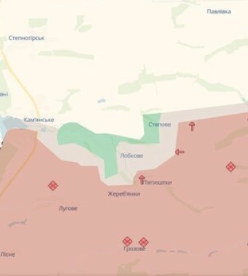 У россиян есть продвижение в Торецке и возле Каменского, - DeepState. КАРТА