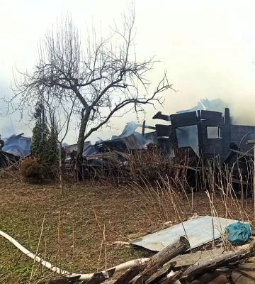 На Хустщині горів житловий будинок