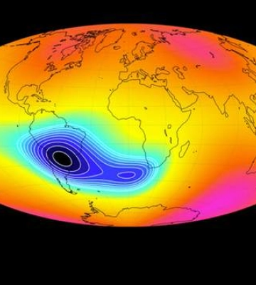 NASA изучает гигантскую аномалию в магнитном поле Земли, которая неуклонно растет