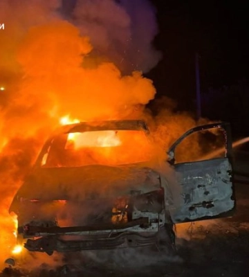 Через російські обстріли на Донеччині виникли пожежі