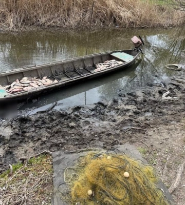 На Одещині затримали браконьєра з величезним уловом риби