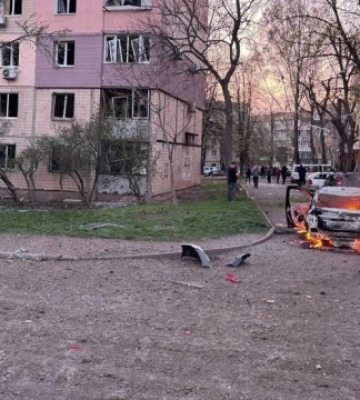 Поліція оприлюднила перші кадри після ракетного удару по Кривому Рогу
