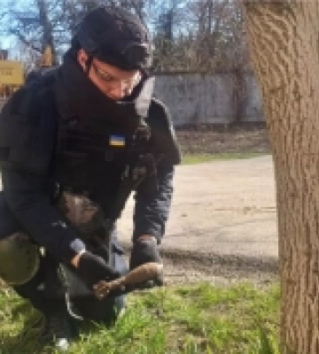 На Кіровоградщині сапери ДСНС знищили мінометну міну часів Другої світової війни
