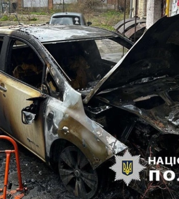 Підпал авто у Києві: затримано підозрюваного