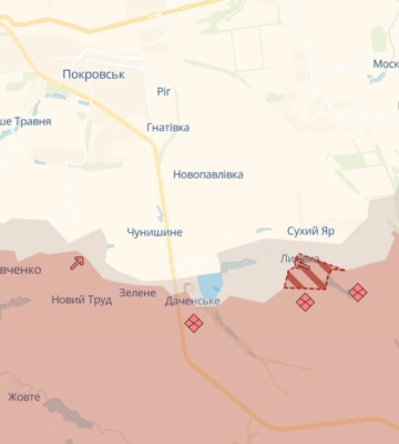 Російська армія просунулася під Покровськом та на Новопавлівському напрямку – DeepState