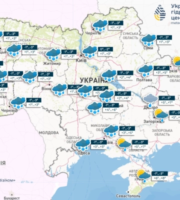 В Україні найближчими днями очікується прохолодна з нічними заморозками погода