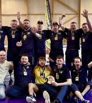 Збірна України з волейболу сидячи здобула срібло Золотої Євроліги