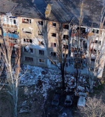 У Миколаєві всі комунальні служби працюють над ліквідацією наслідків атаки дронів
