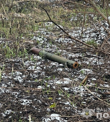 У лісі поблизу Лебедина поліція охорони виявила гранатомет