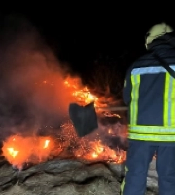 На Волині за добу сталося три пожежі сухостою: горіло пів гектара угідь