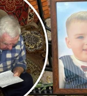 Прадедушка 3-летнего Тимофея, которого убила Россия в Кривом Роге, зачитал для внука стихотворение