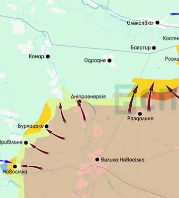 Карта бойових дій за період 5-12 квітня: зс РФ хочуть оточити Слов&#039;янськ і Костянтинівку, але ЗСУ стабілізують фронт