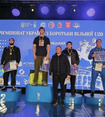 Спортсмени з Полтавщини вибороли призові місця на чемпіонаті України з вільної боротьби
