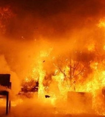 У селі на Рівненщині сталася пожежа: двох людей госпіталізували