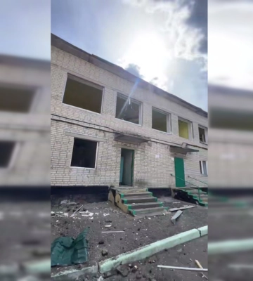 Російський дрон вдарив по Київському району Харкова