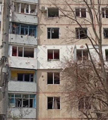 Російські війська обстріляли з «Урагану» селище на Харківщині, є поранений