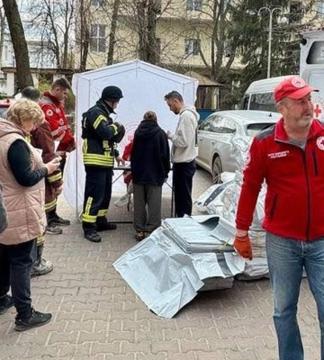 УЧХ надає першу психологічну допомогу постраждалим від ракетного удару РФ по Сумам