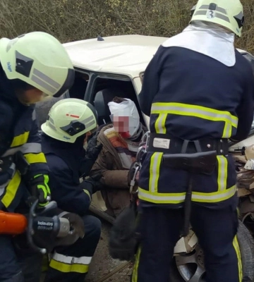 Біля центрального ринку на Волині зіткнулися два авто