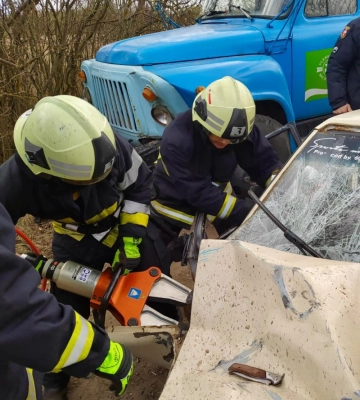 Біля центрального ринку на Волині зіткнулися два авто