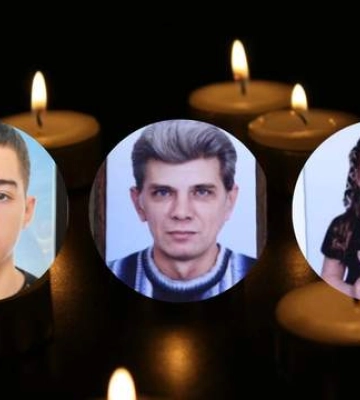 Кривой Рог в трауре: город прощается с 17-летним Никитой, 7-летней Ариной и ее дедушкой