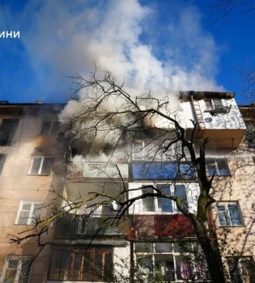 В центрі Одеси спалахнула квартира