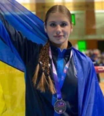 Боксерка з Рожища Марія Лопушенко – срібна призерка Всесвітньої гімназіади у Сербії. ФОТО