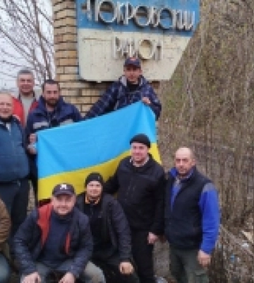 Освітяни Демидівщини допомагали облаштовувати укриття для ЗСУ на Дніпропетровщині