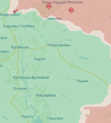 ISW повідомив про просування ЗС РФ у районі Куп’янська