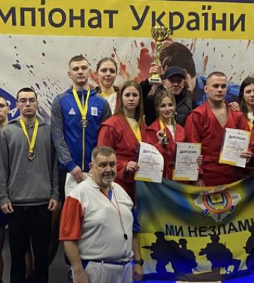 Команда з Кропивницького – чемпіони України серед студентів зі спортивного самбо (ФОТО)