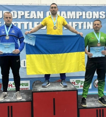 Військовослужбовець з Кропивницького став чемпіоном Європи з гирьового спорту