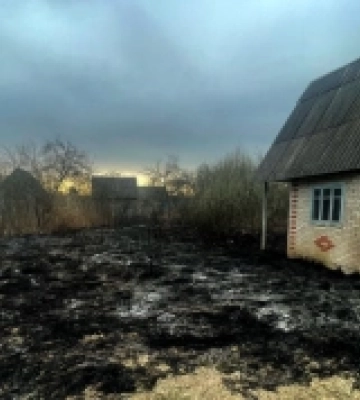 На Ковельщині за добу сталося чотири пожежі сухої трави: вогонь охопив понад чотири гектари