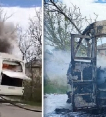 Автобус, що прямував з Білгорода-Дністровського до Кишинева, загорівся в Молдові