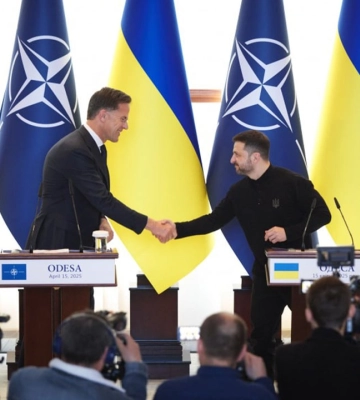 ПВО, миротворцы, прекращение огня: о чем говорили Зеленский и Рютте в Одессе