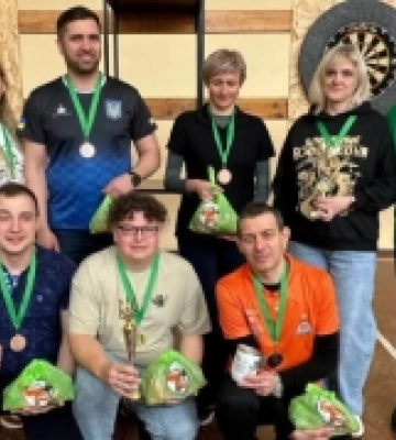 Миргородці зайняли призові місця на першому чемпіонаті Полтавщини із класичного дартсу
