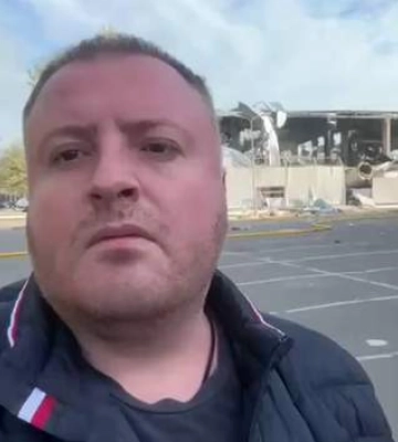 Начальник Херсонської МВА на відео потрапив під обстріл росіян