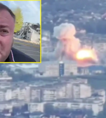 Начальник Херсонской ГВА на видео попал под обстрел россиян