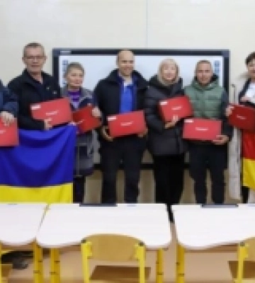 Німецькі благодійники допомогли обладнати в Ізмаїлі черговий компʼютерний клас
