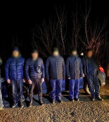 На Одещині біля кордону затримали групу ухилянтів