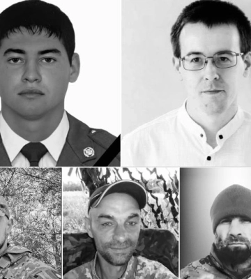 Юрій Марець, Юрій Диба, Роман Радіонов, Олександр Радіонов, Юрій Боршовський. Львівщина хоронить Героїв