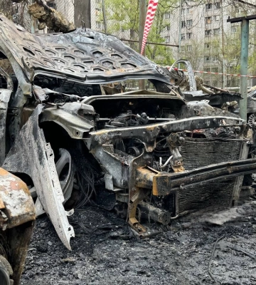 росіяни безпілотниками вдарили по Дніпру: є загиблі та поранені (ФОТО)