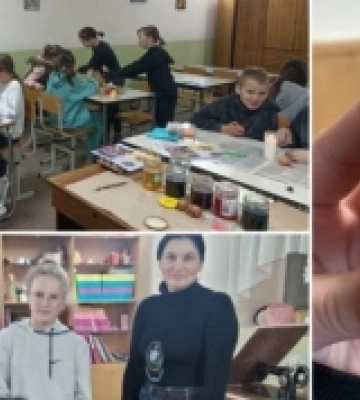 У Ківерцівській гімназії №1 провели майстерку з писанкарства