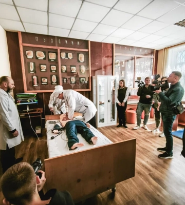 На Полтавщині в медколеджі відкрили новий освітній простір